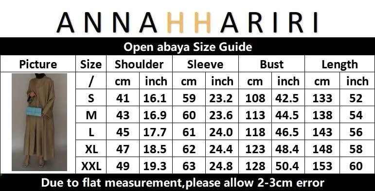 Costella Abaya throw over bisht fabric in khaki color with a detachable belt