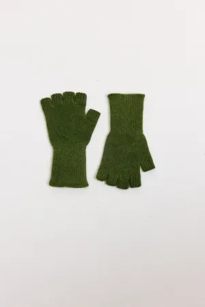 Cottage Industry Fingerless Gloves (Medium Cuff) - Forest Green