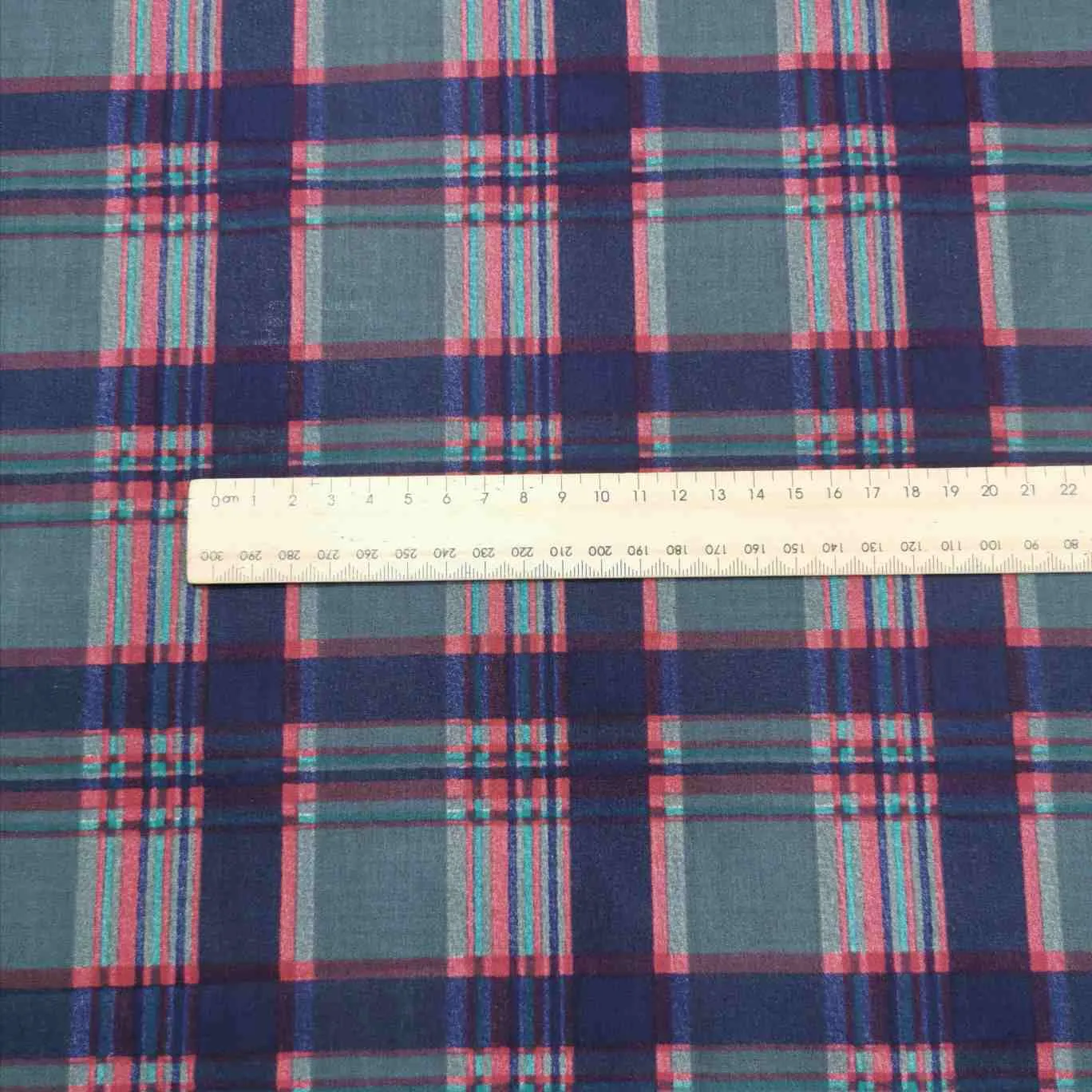 Cotton, Navy Check