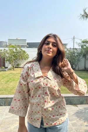 Cotton printed shirt
