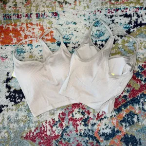 Cream Racerback Tank