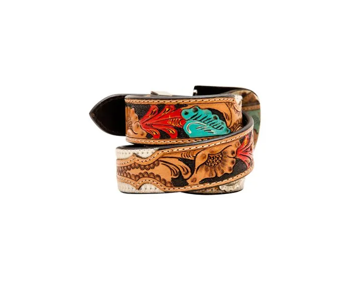 Cummerband Hand-Tooled Concho Belt - Renovation Sale