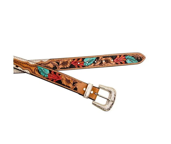 Cummerband Hand-Tooled Concho Belt - Renovation Sale