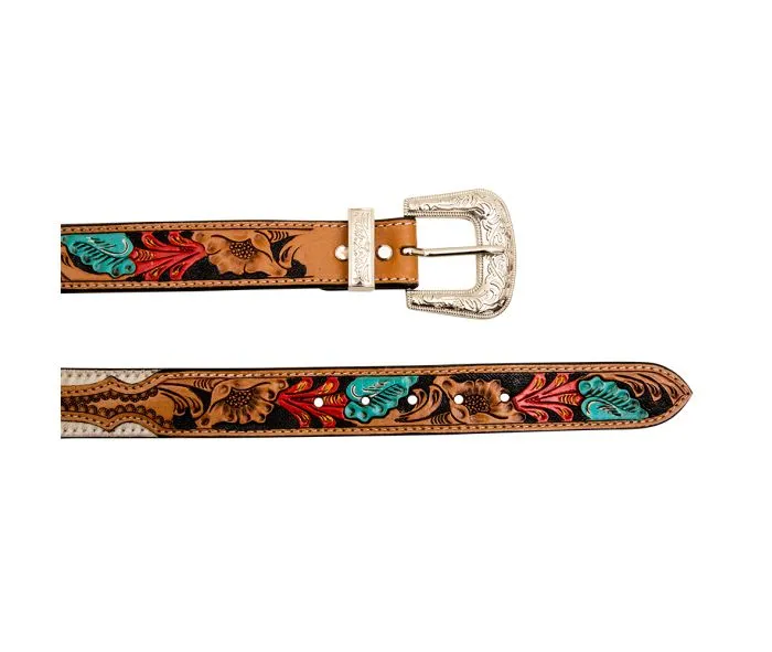 Cummerband Hand-Tooled Concho Belt - Renovation Sale