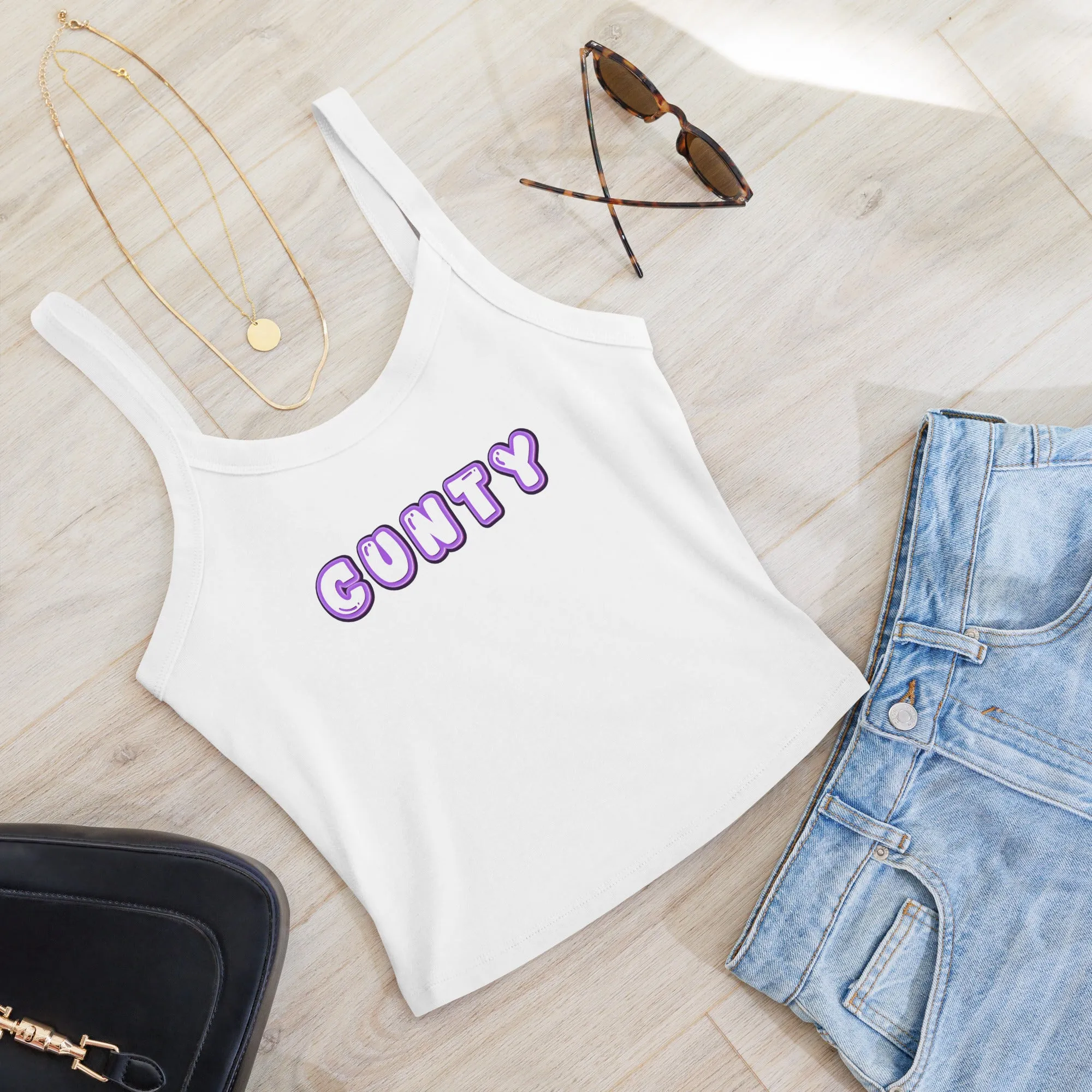 Cunty - Ribbed Tank Top