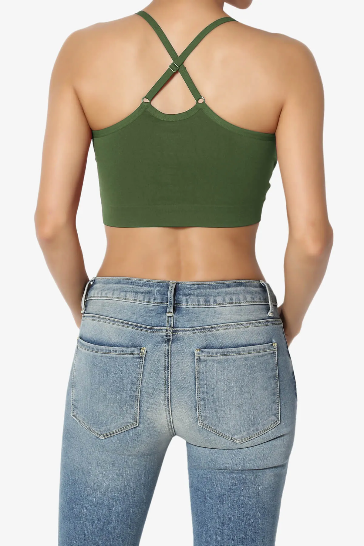 Dassie Padded Cross Back Bra Top