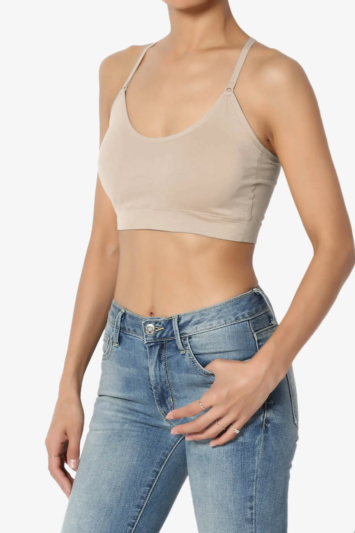 Dassie Padded Cross Back Bra Top