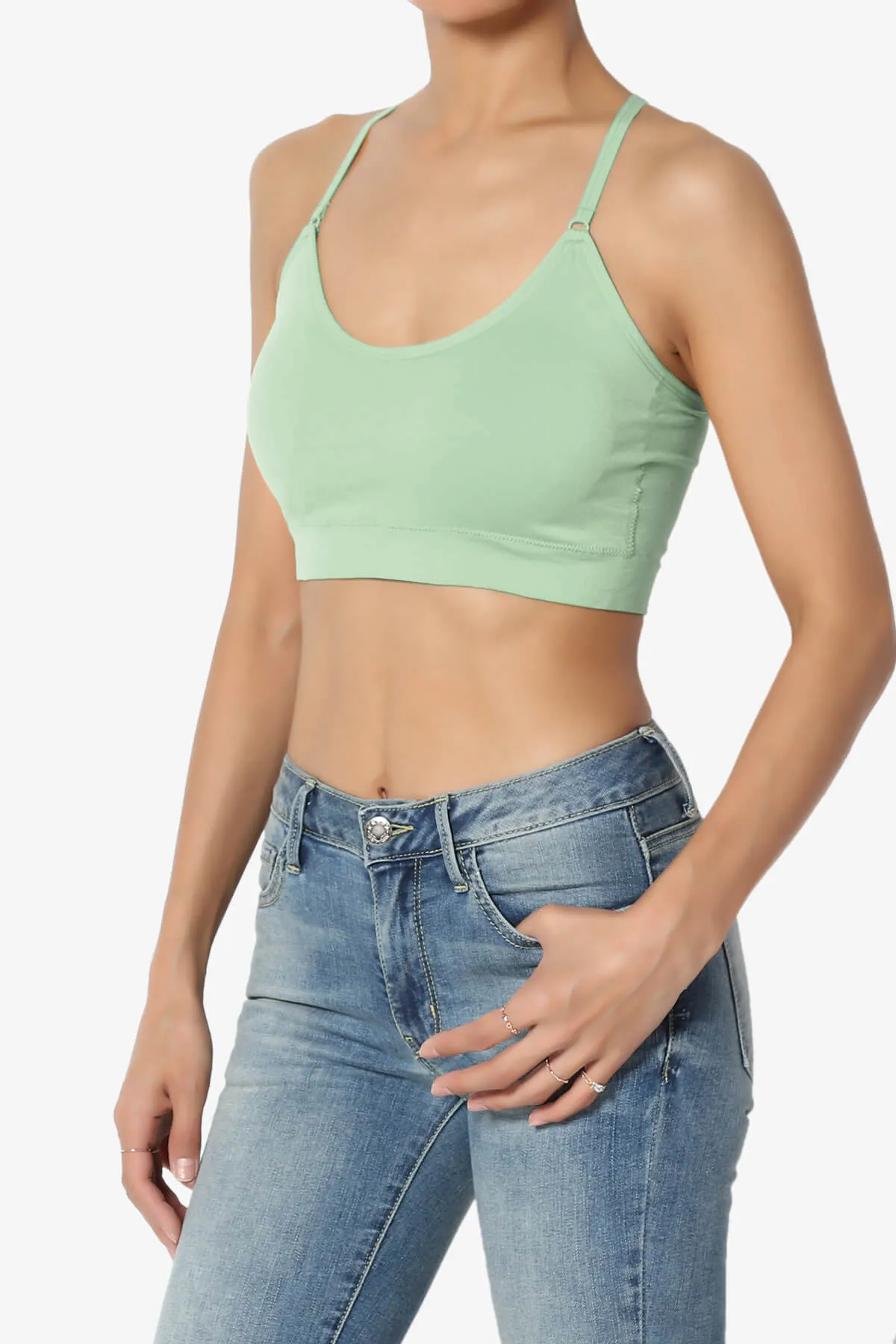 Dassie Padded Cross Back Bra Top