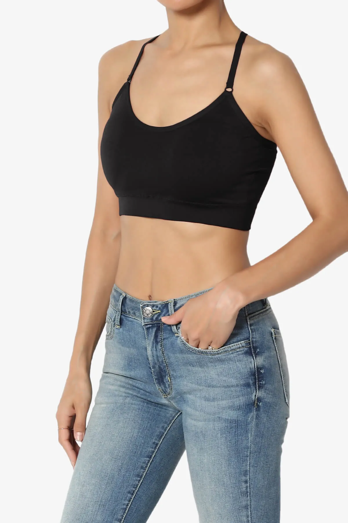 Dassie Padded Cross Back Bra Top