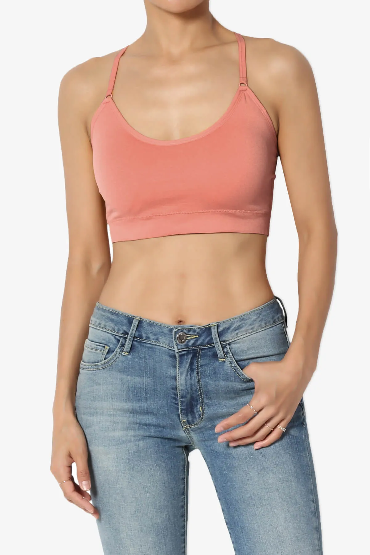 Dassie Padded Cross Back Bra Top