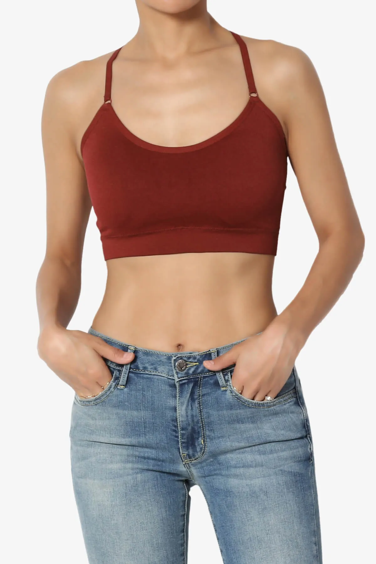 Dassie Padded Cross Back Bra Top