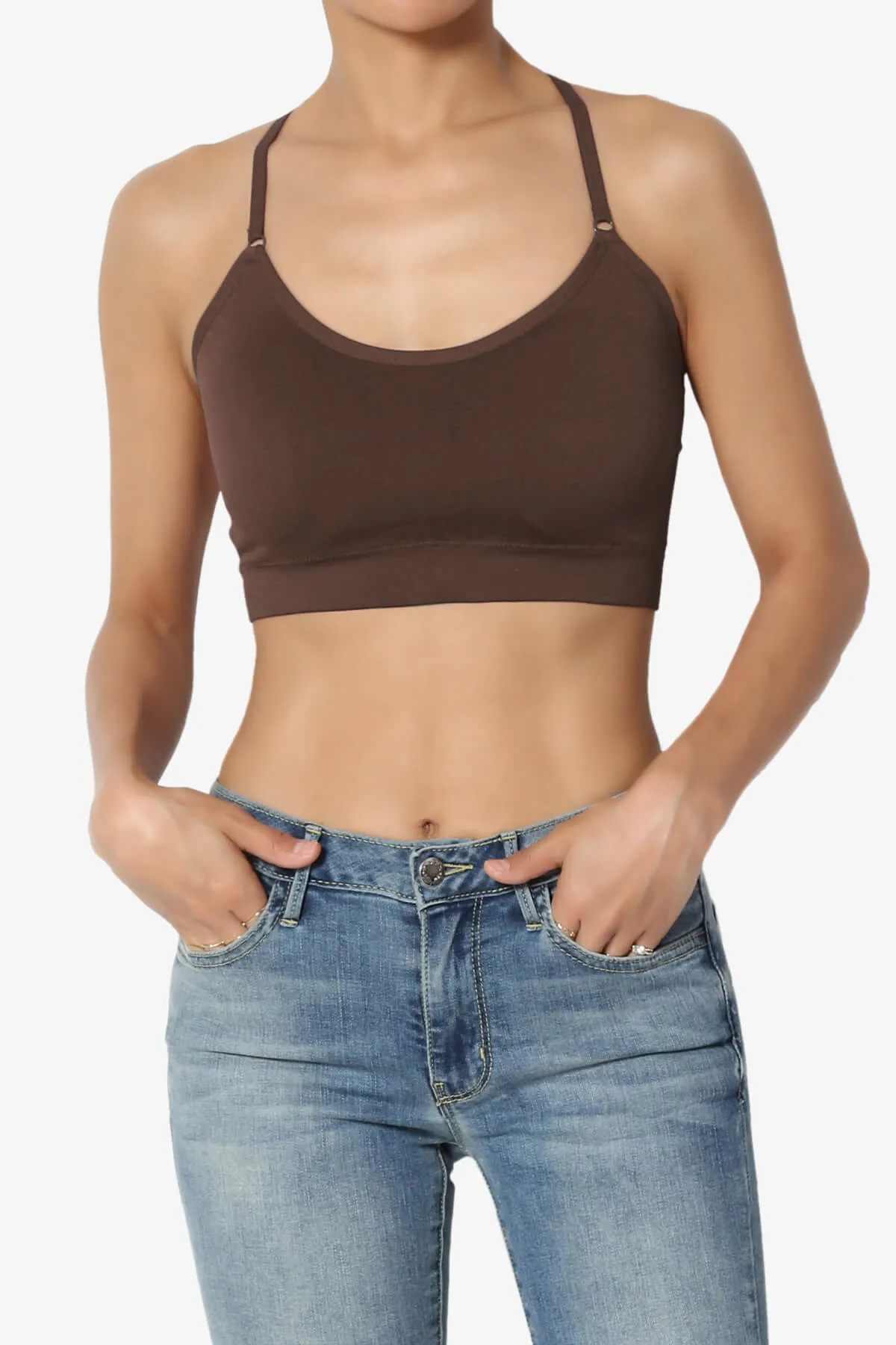 Dassie Padded Cross Back Bra Top