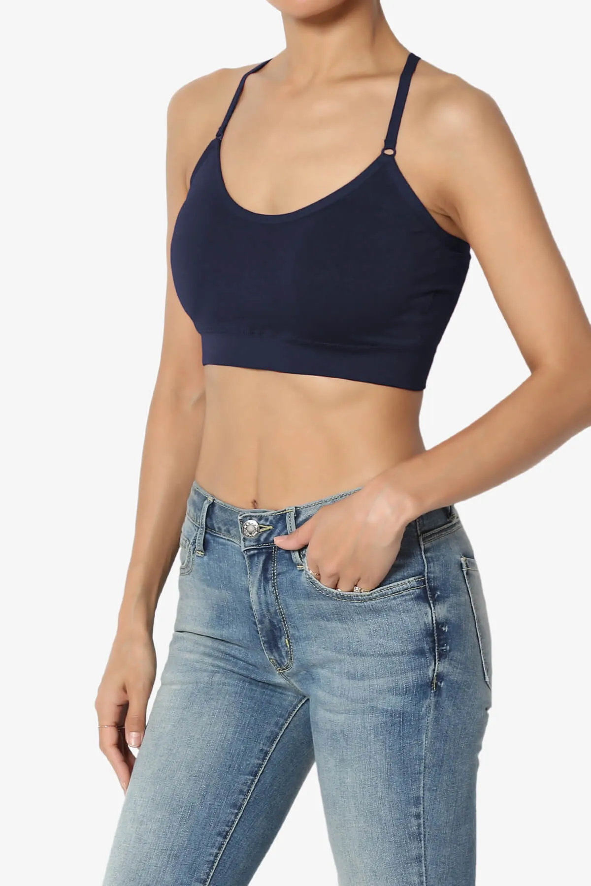 Dassie Padded Cross Back Bra Top