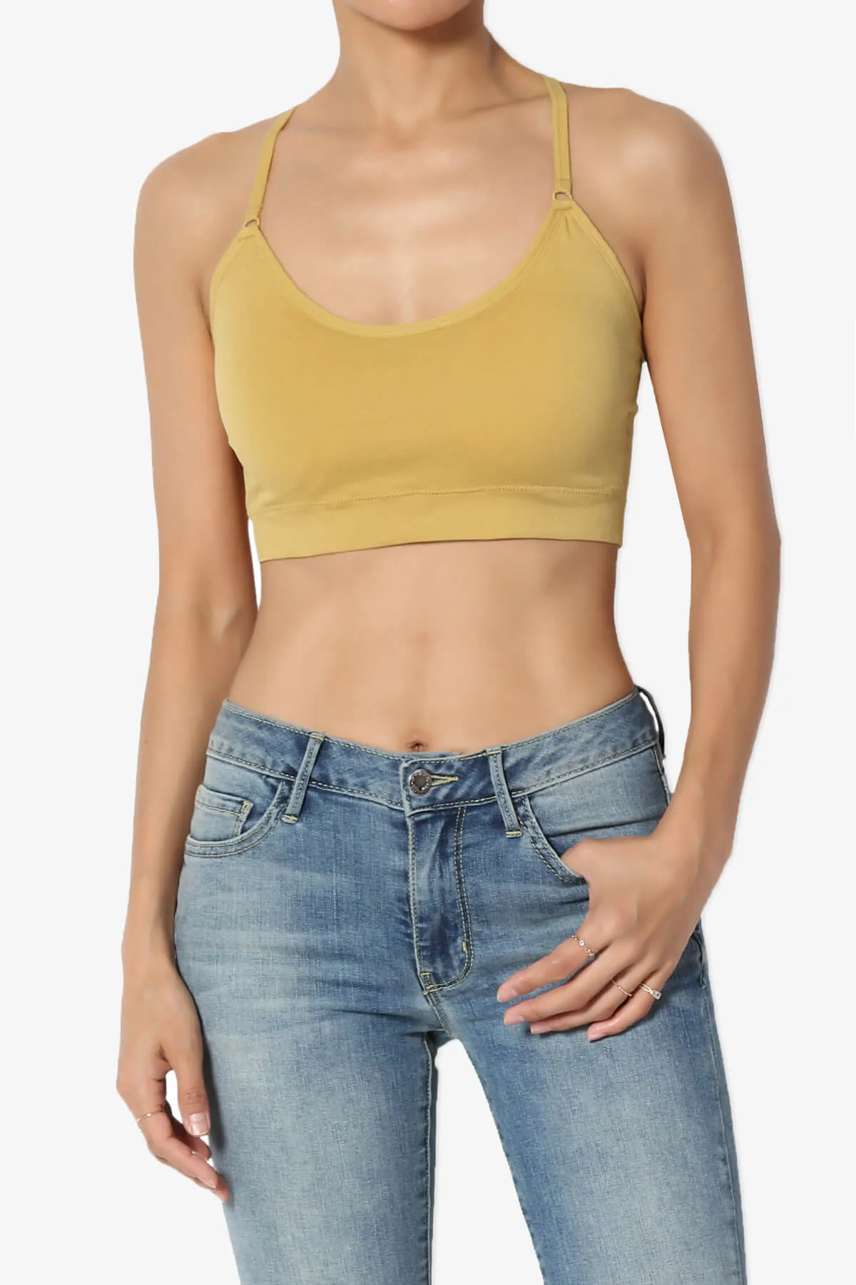 Dassie Padded Cross Back Bra Top