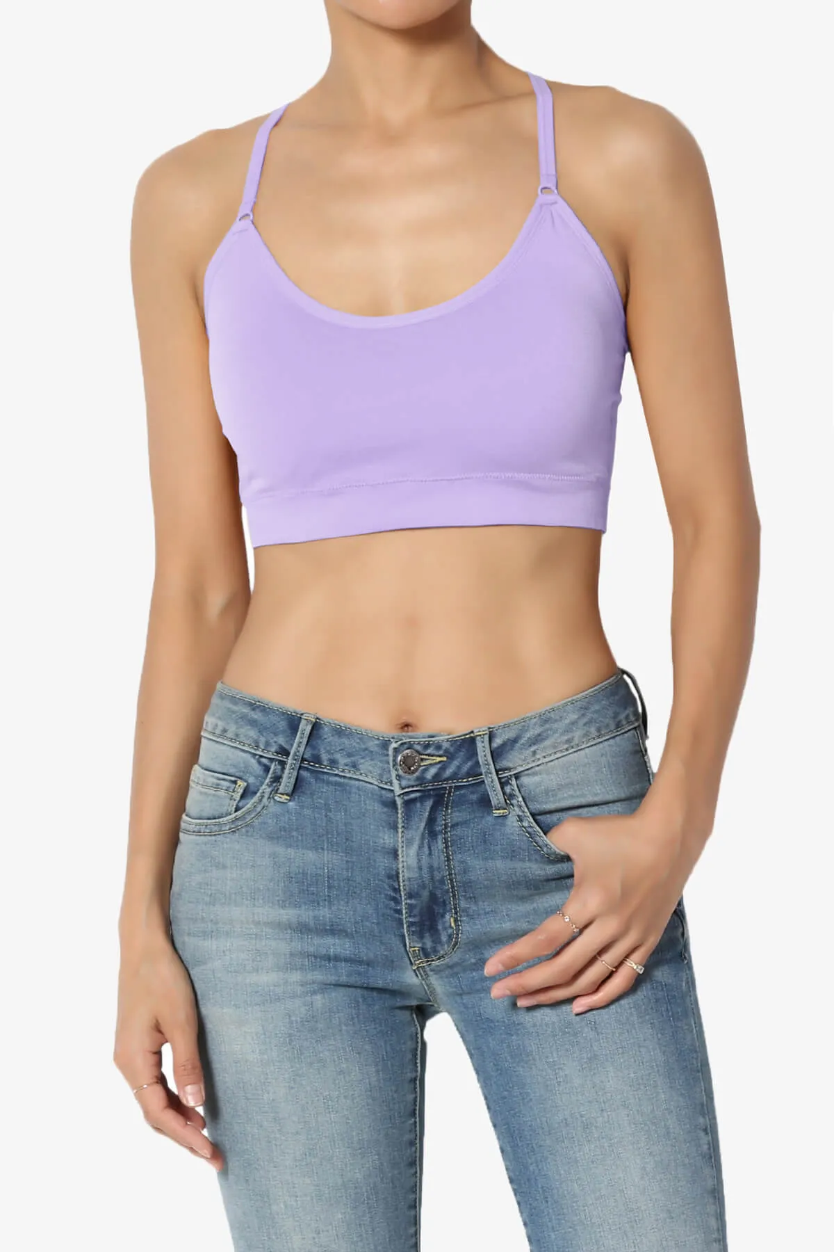 Dassie Padded Cross Back Bra Top