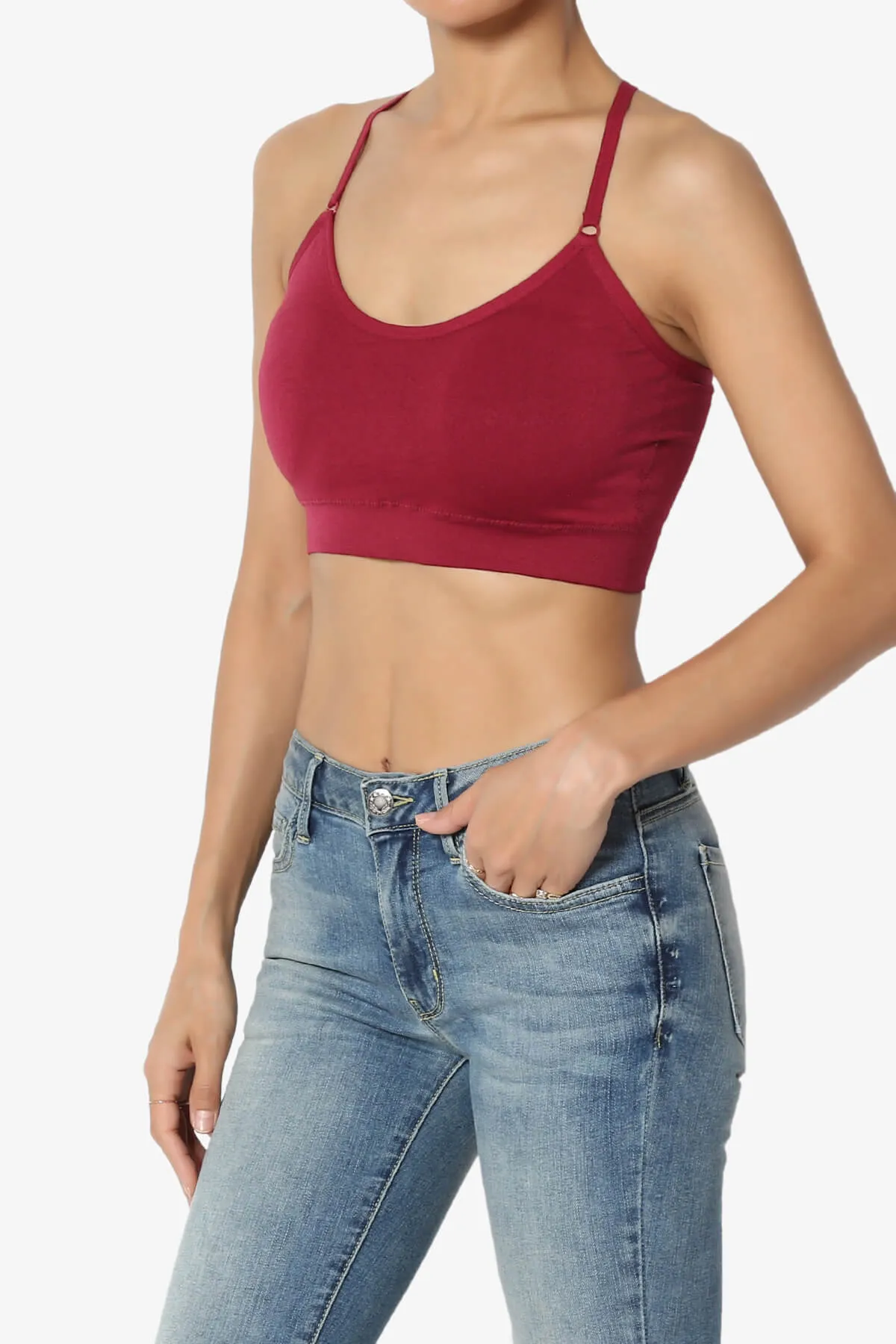 Dassie Padded Cross Back Bra Top