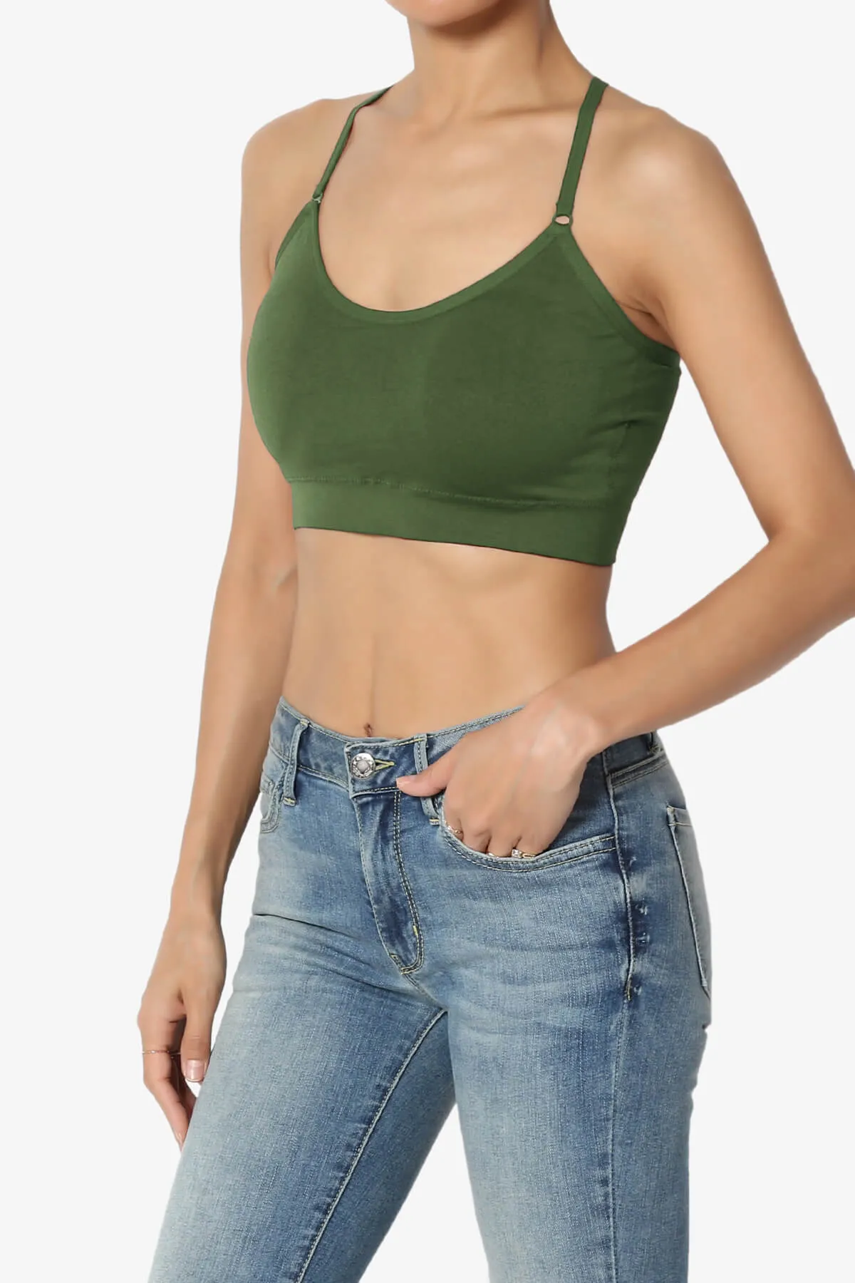 Dassie Padded Cross Back Bra Top