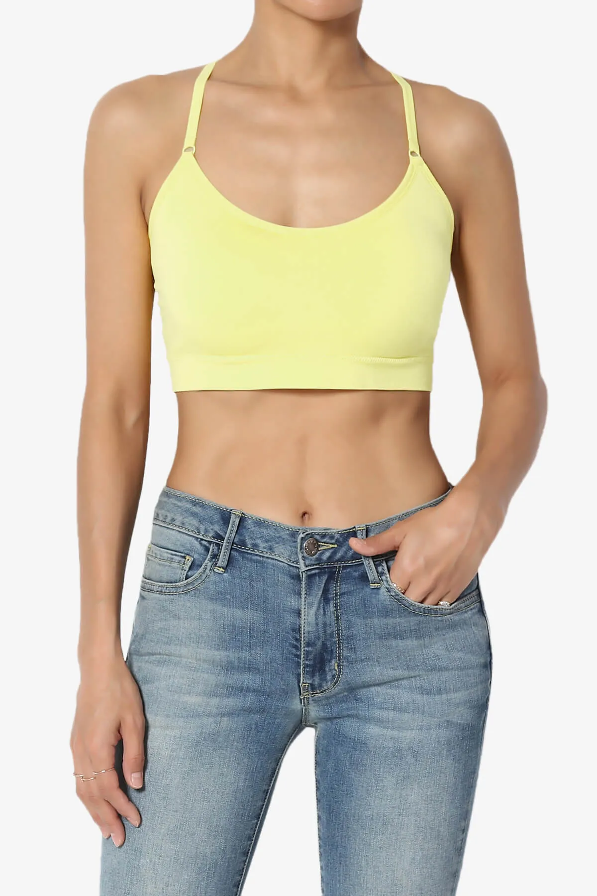 Dassie Padded Cross Back Bra Top