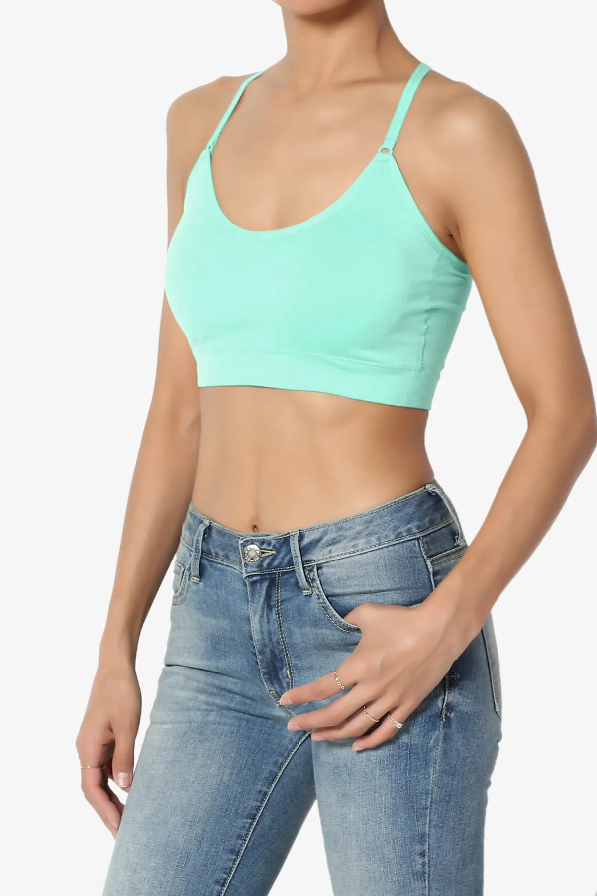 Dassie Padded Cross Back Bra Top