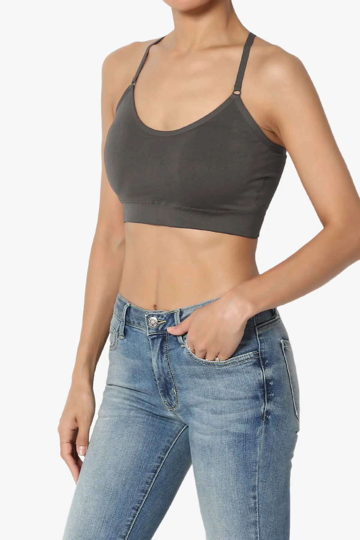 Dassie Padded Cross Back Bra Top