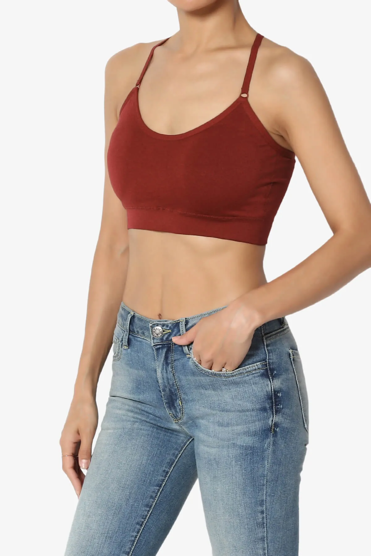 Dassie Padded Cross Back Bra Top