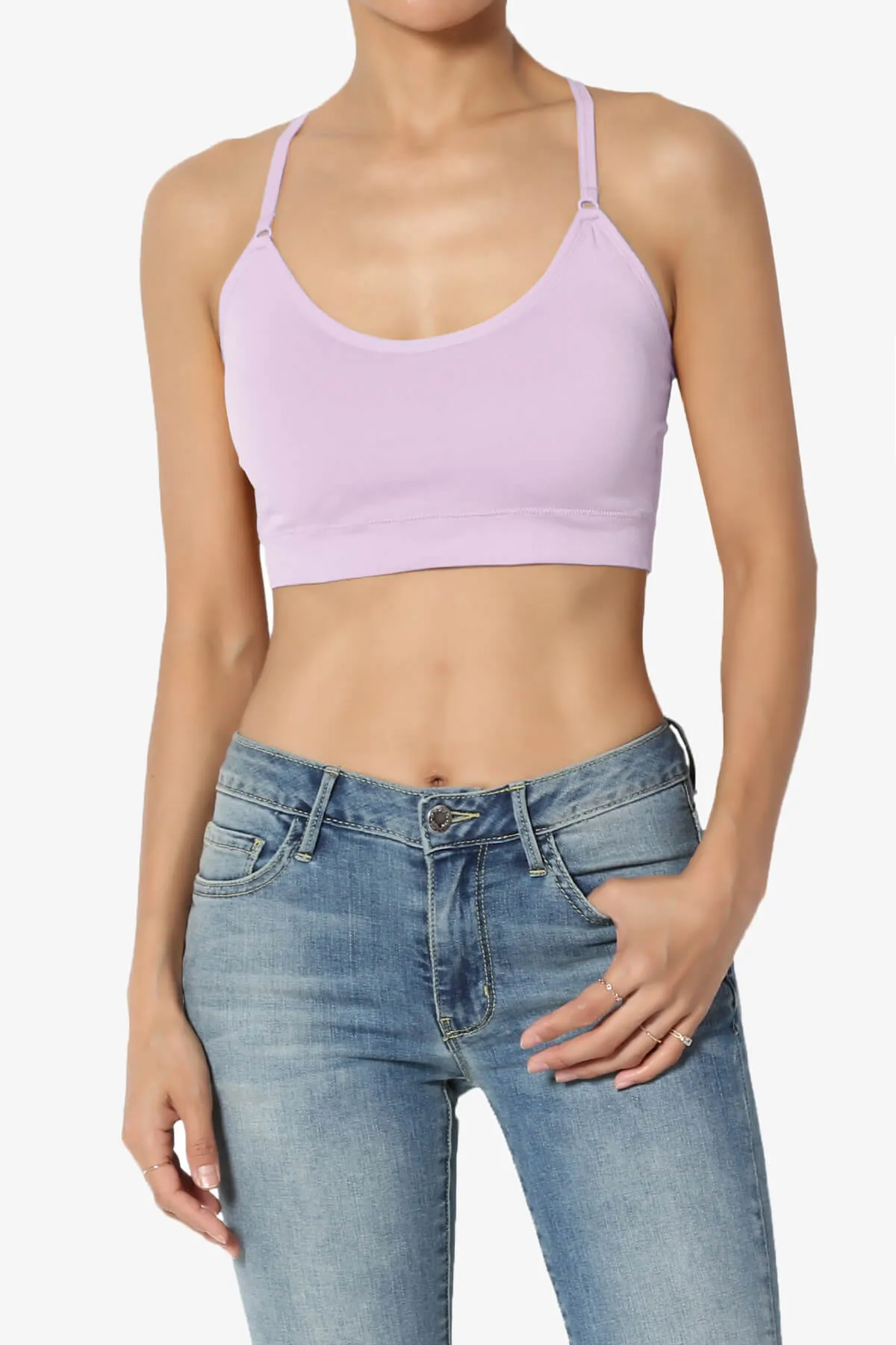 Dassie Padded Cross Back Bra Top