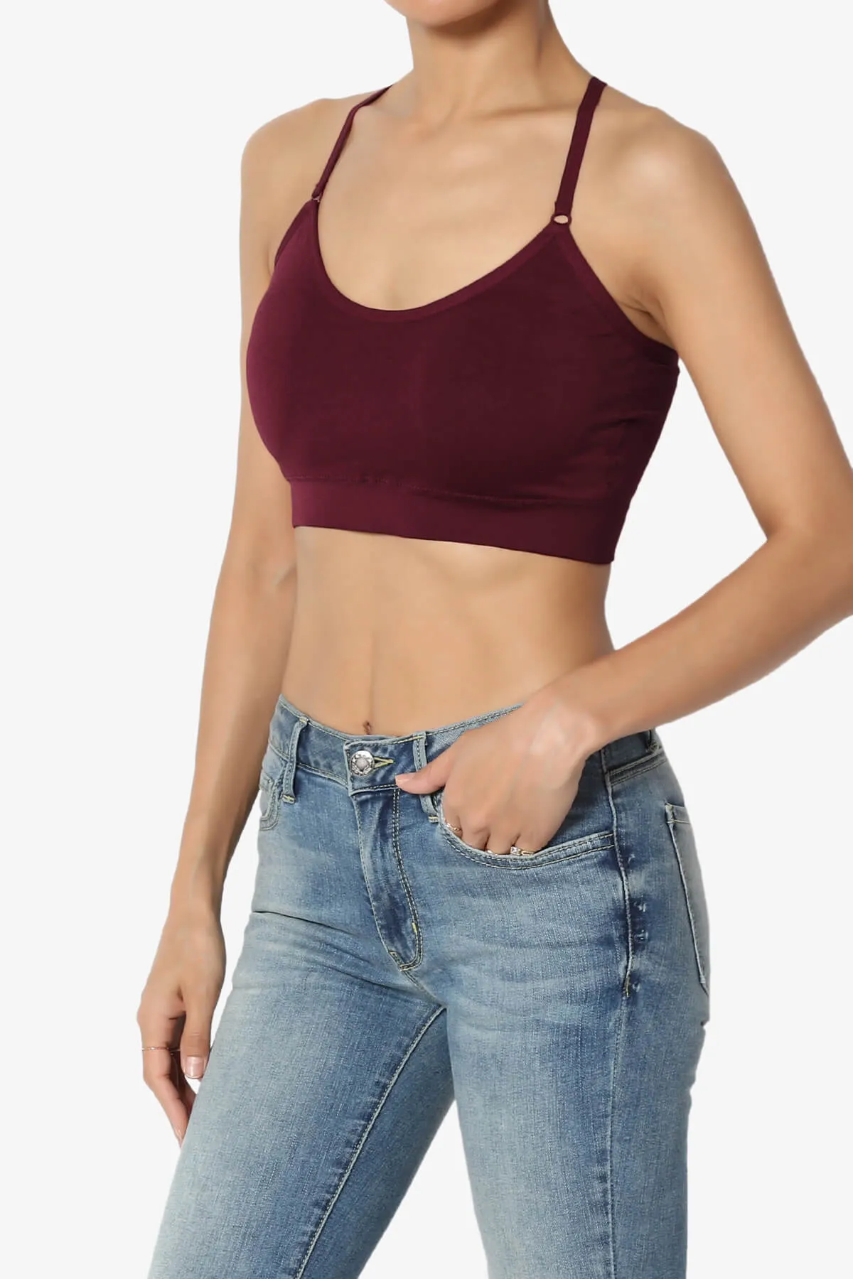 Dassie Padded Cross Back Bra Top