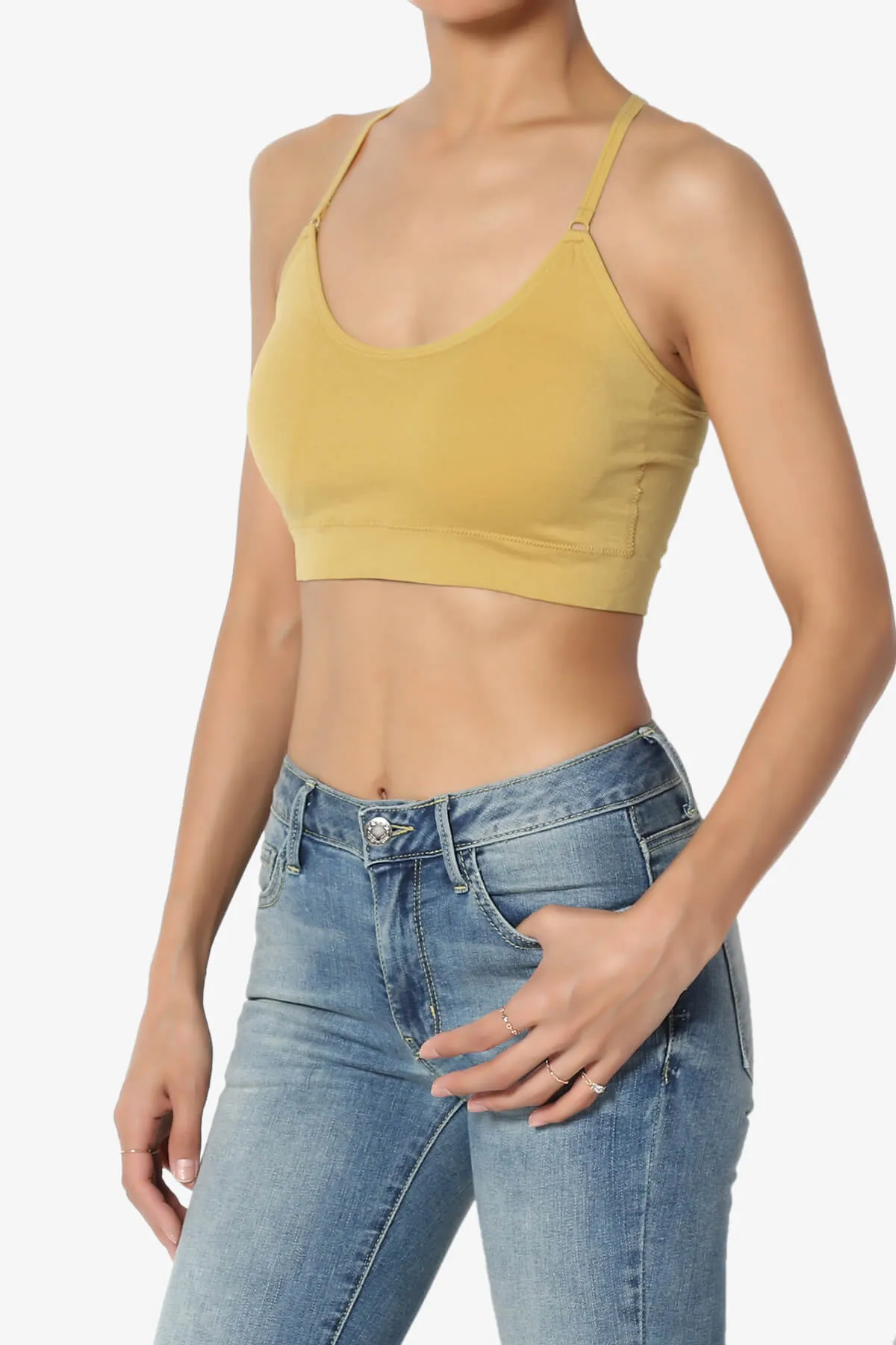 Dassie Padded Cross Back Bra Top