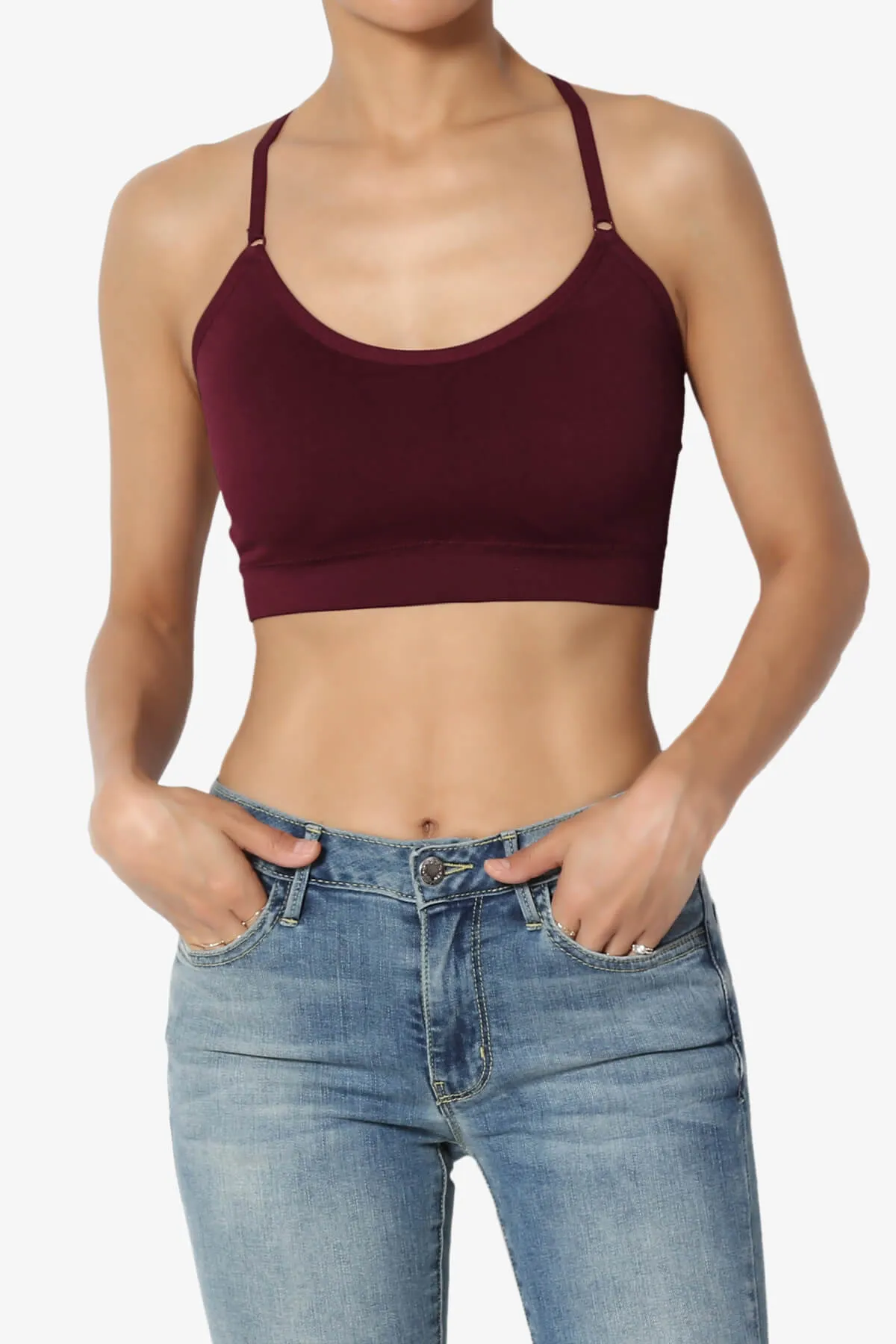Dassie Padded Cross Back Bra Top