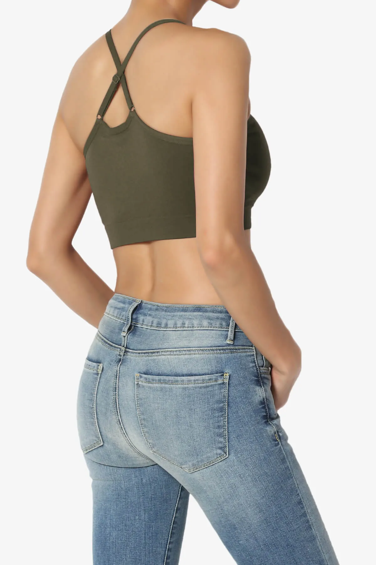Dassie Padded Cross Back Bra Top