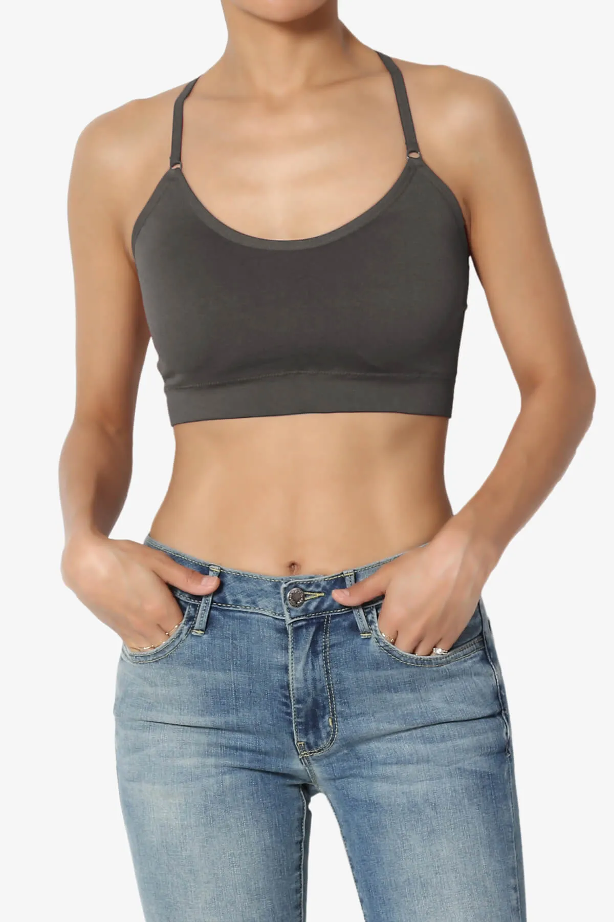 Dassie Padded Cross Back Bra Top