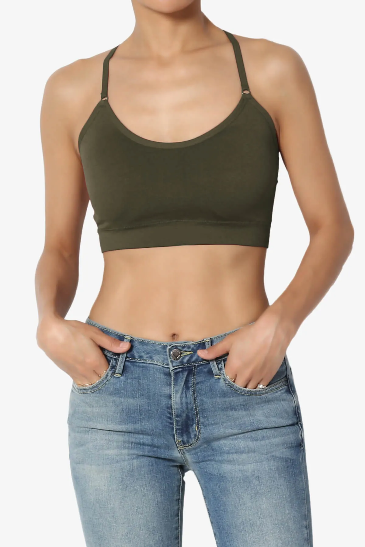 Dassie Padded Cross Back Bra Top