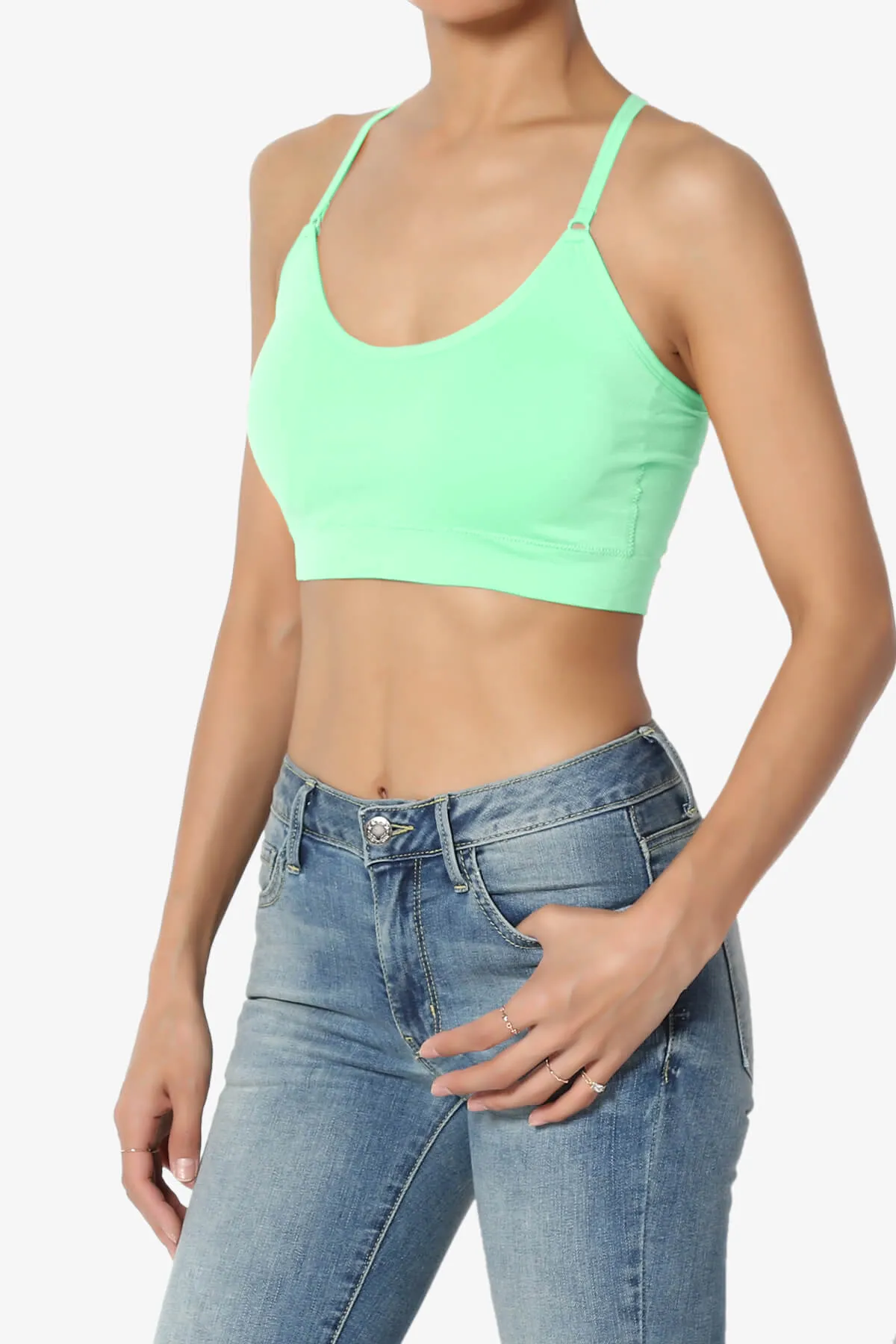 Dassie Padded Cross Back Bra Top