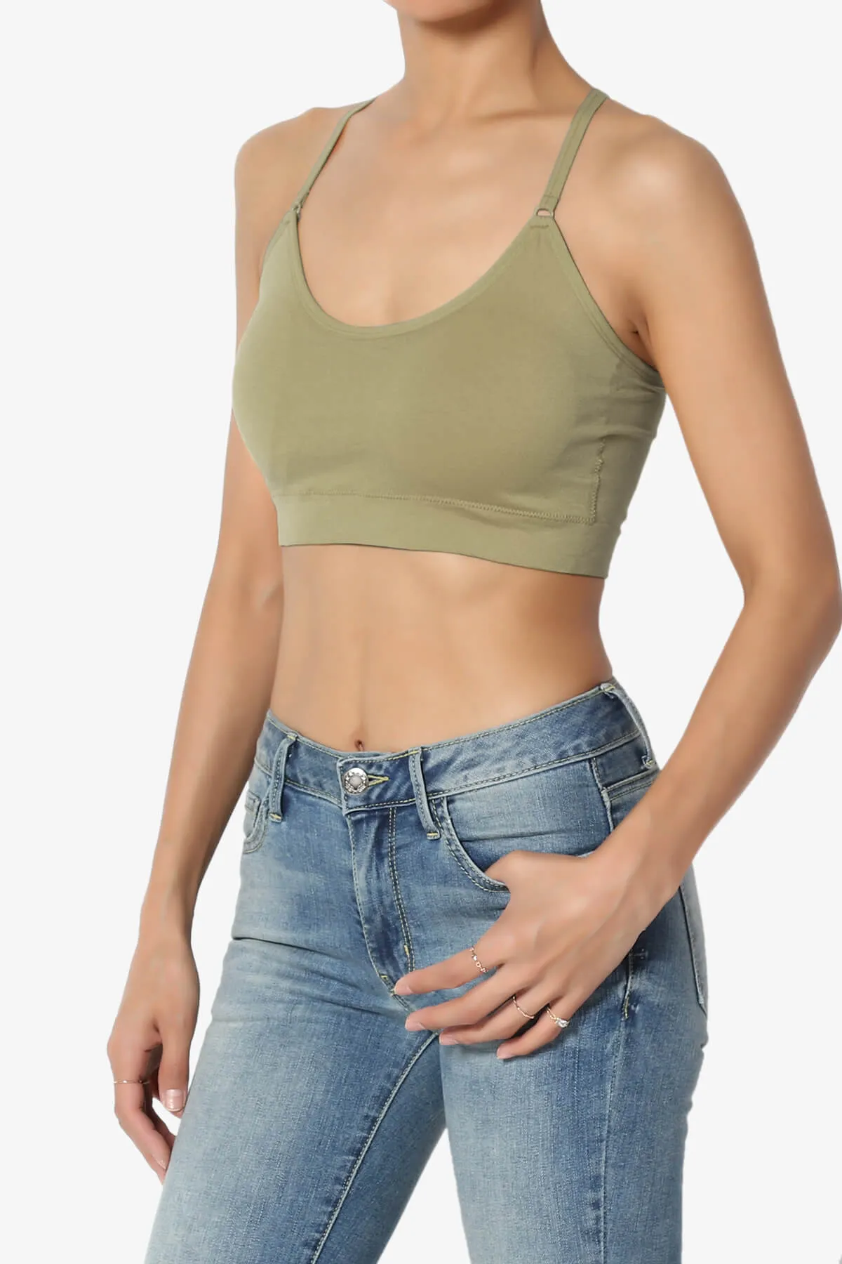 Dassie Padded Cross Back Bra Top