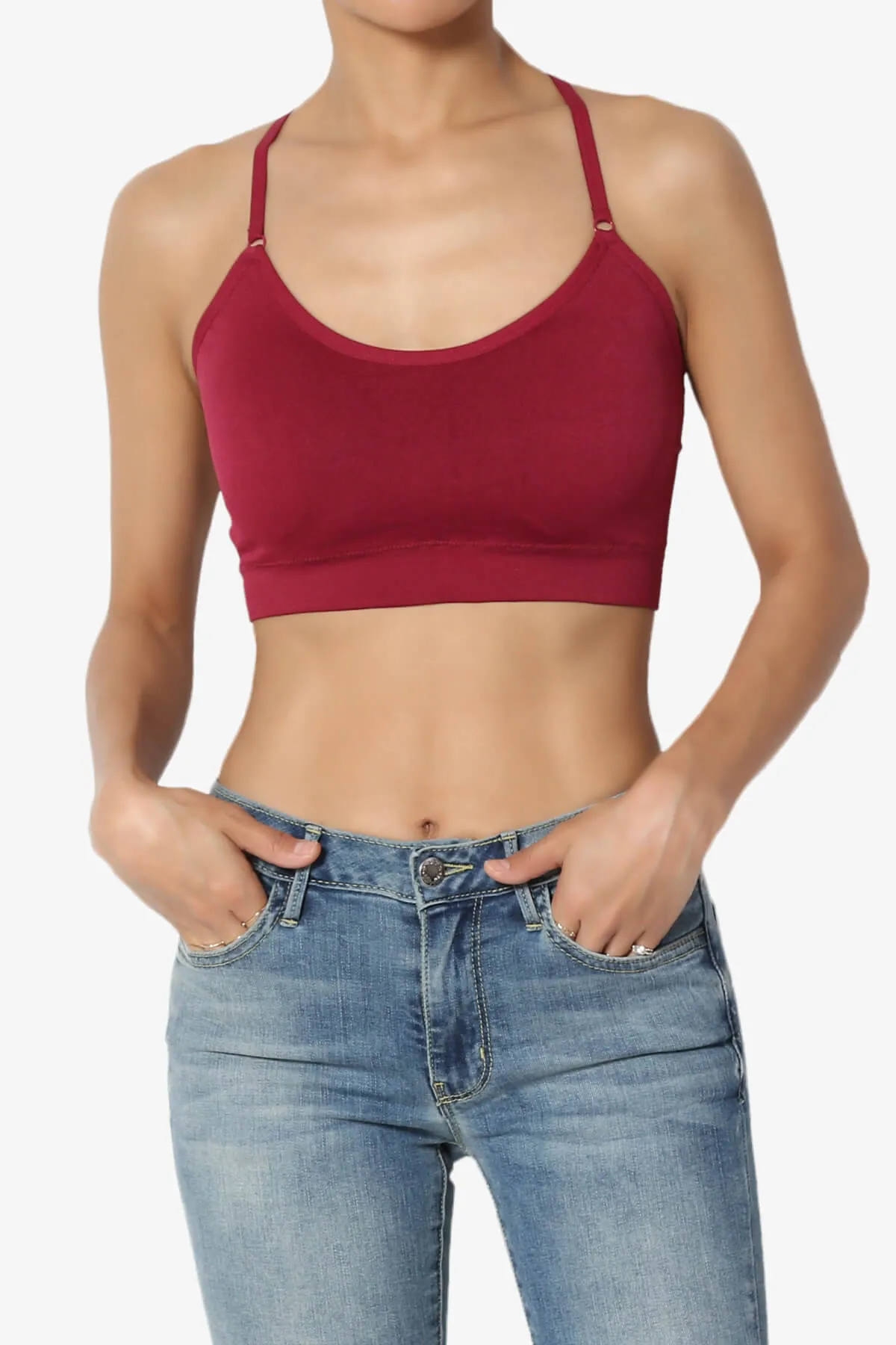 Dassie Padded Cross Back Bra Top
