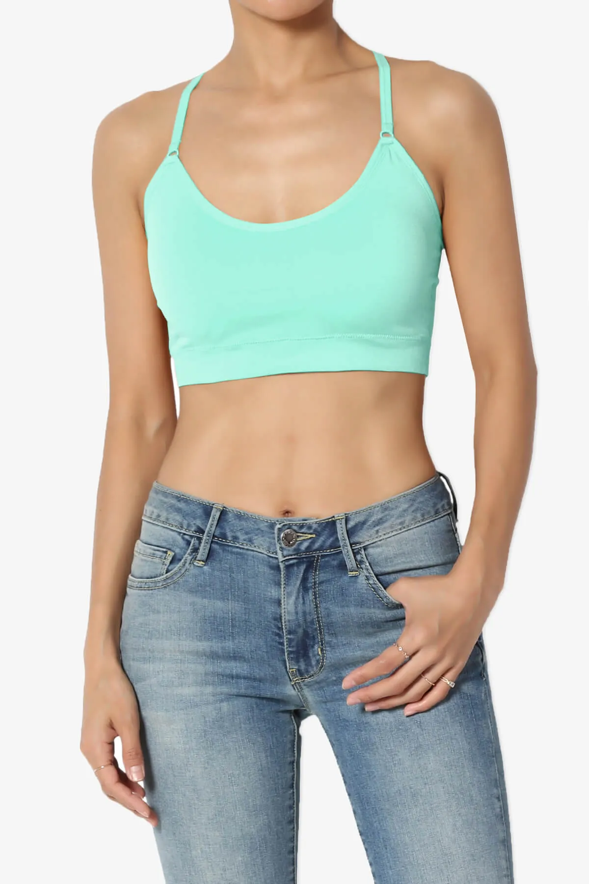 Dassie Padded Cross Back Bra Top