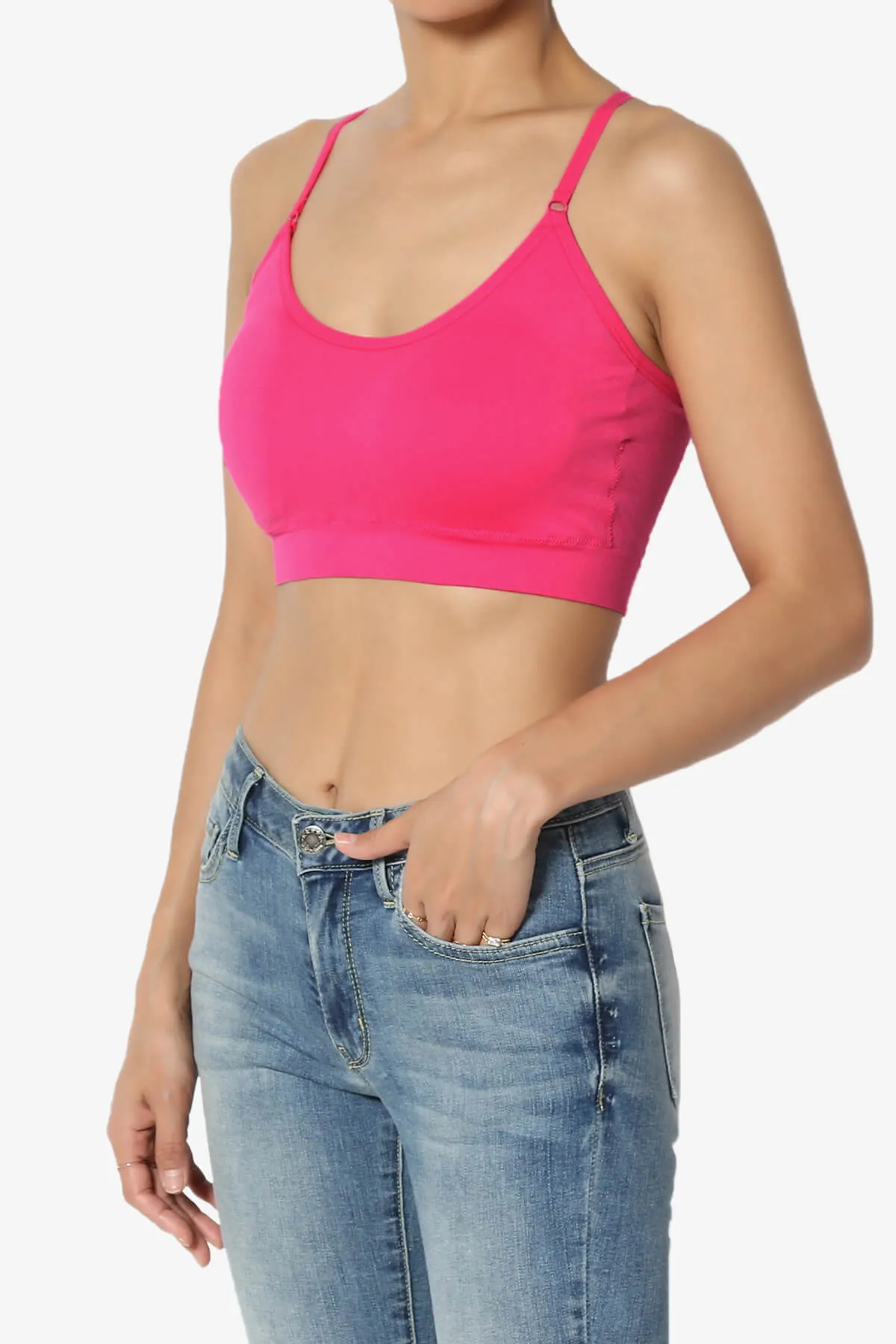 Dassie Padded Cross Back Bra Top