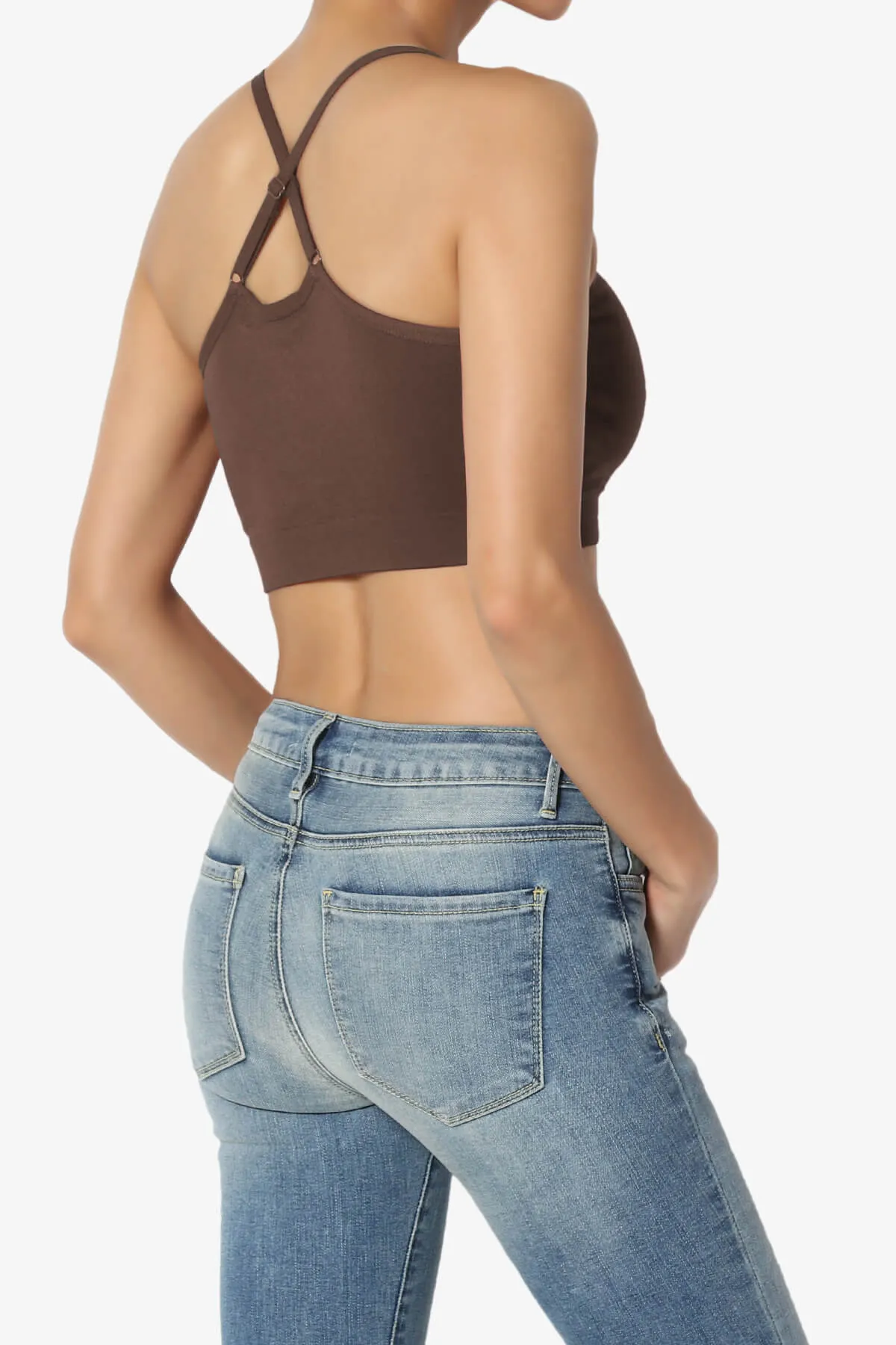 Dassie Padded Cross Back Bra Top