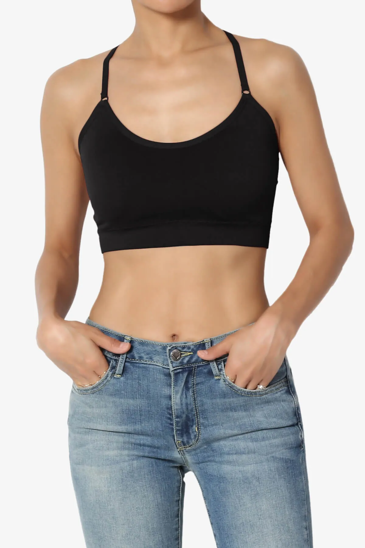 Dassie Padded Cross Back Bra Top