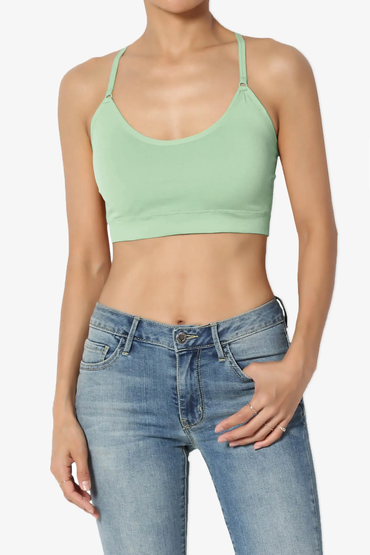 Dassie Padded Cross Back Bra Top