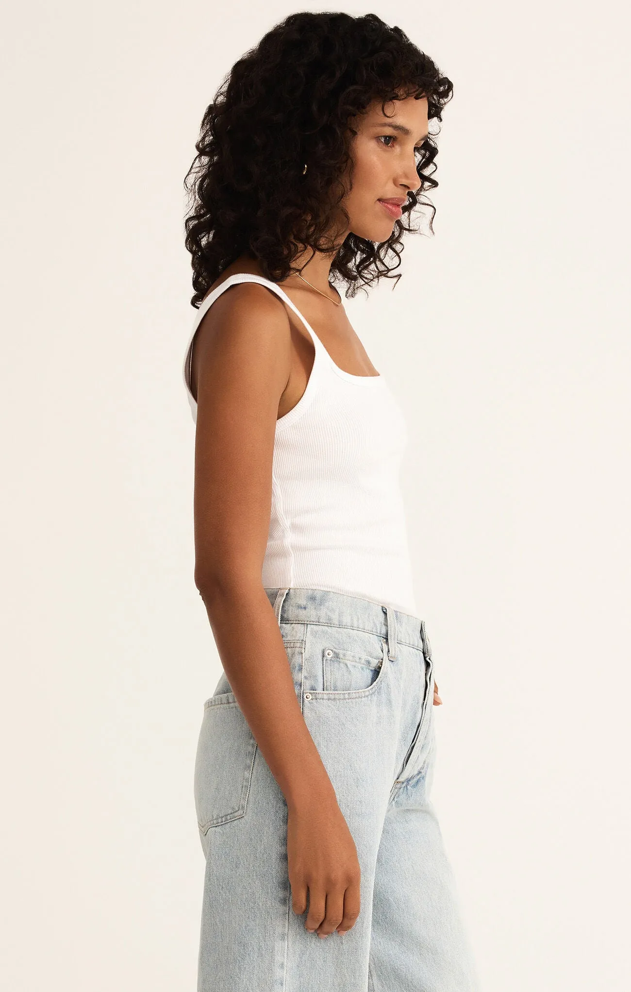 Dayna Tank | Black, Guava Fresca, White