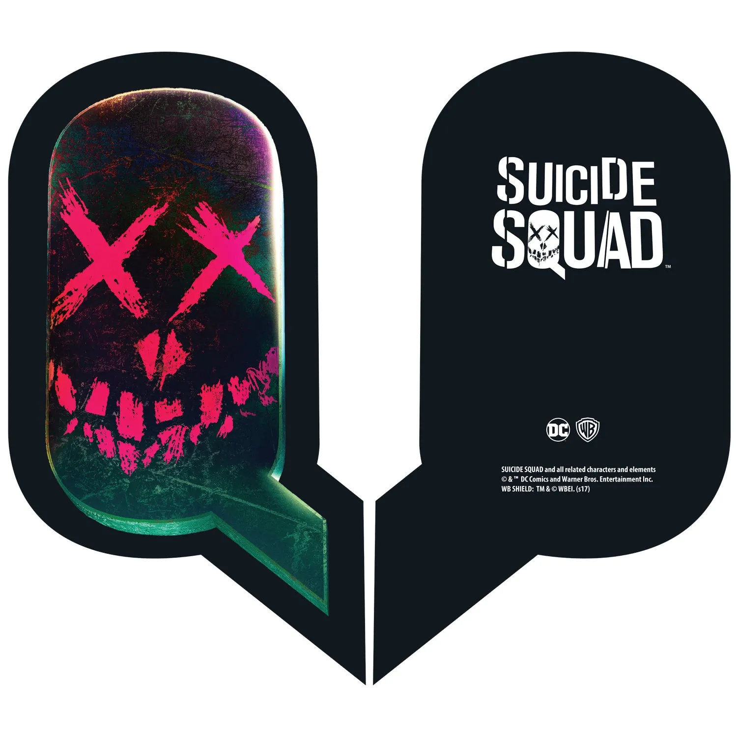 DC Suicide Squad Joker-Harley Quinn Mad Love Official Women's Long Tank Dress (White)
