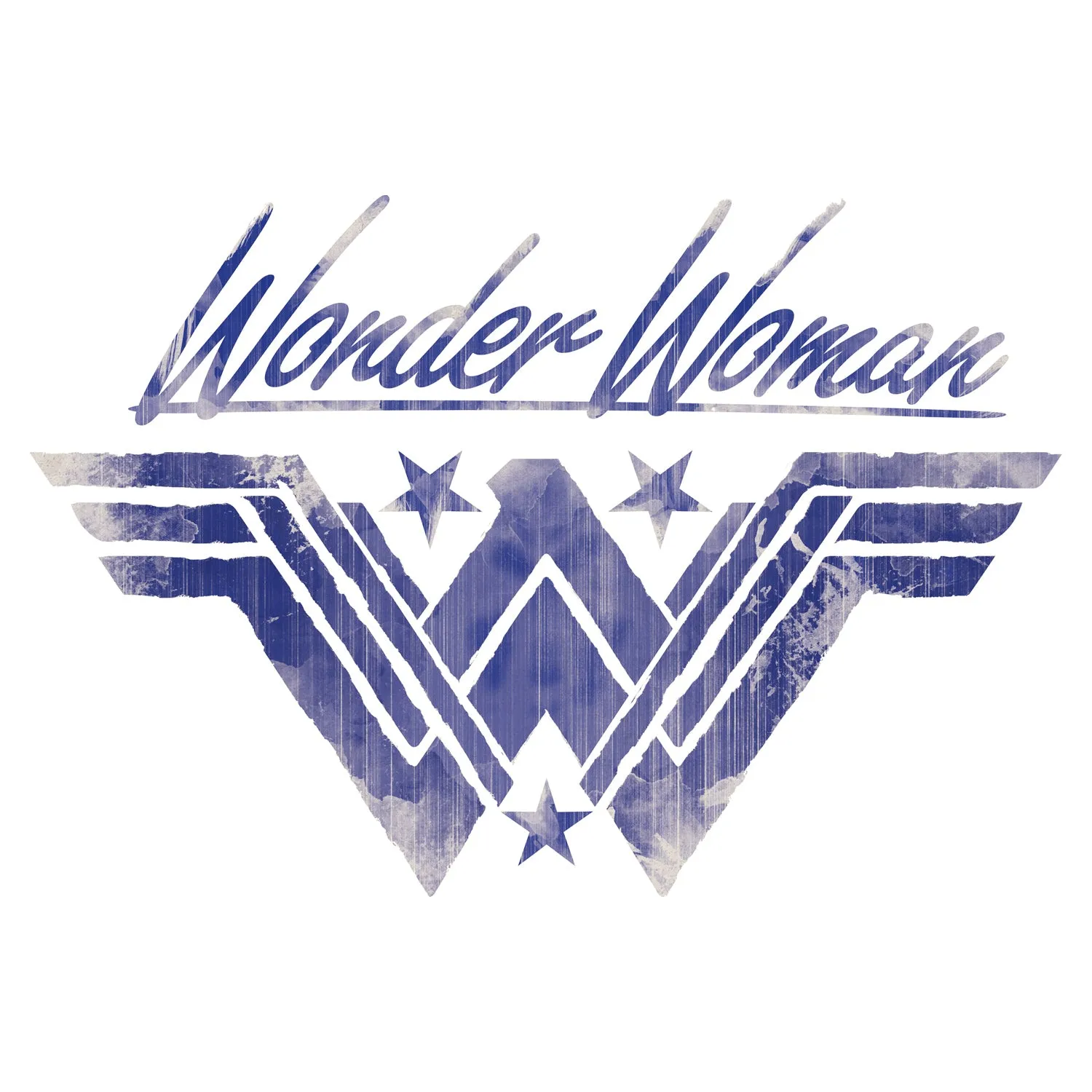 DC Wonder Woman Logo Watermark Official Women's Long Tank Dress (White)