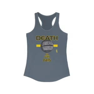 DEATH by Wall Balls - Womens Racerback Tank Tops
