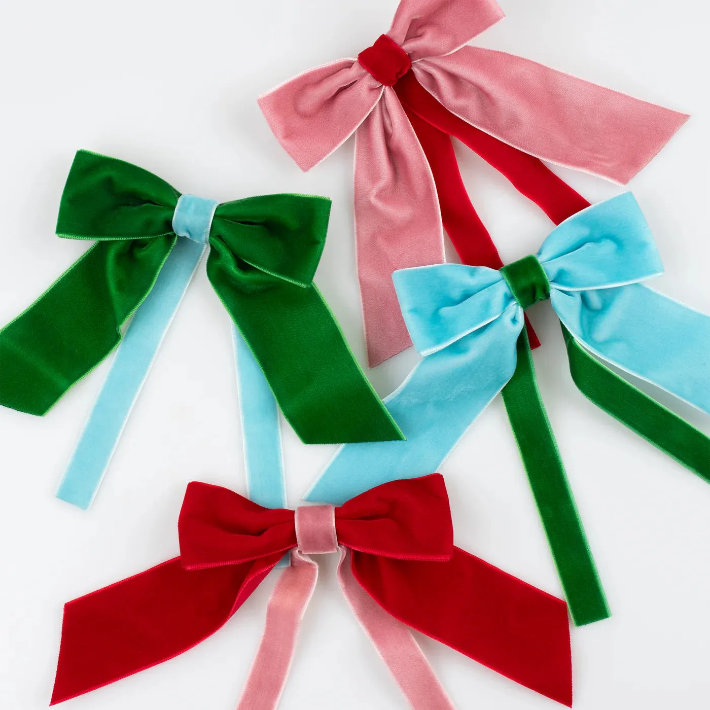 Decortive Velvet Bows (x4)