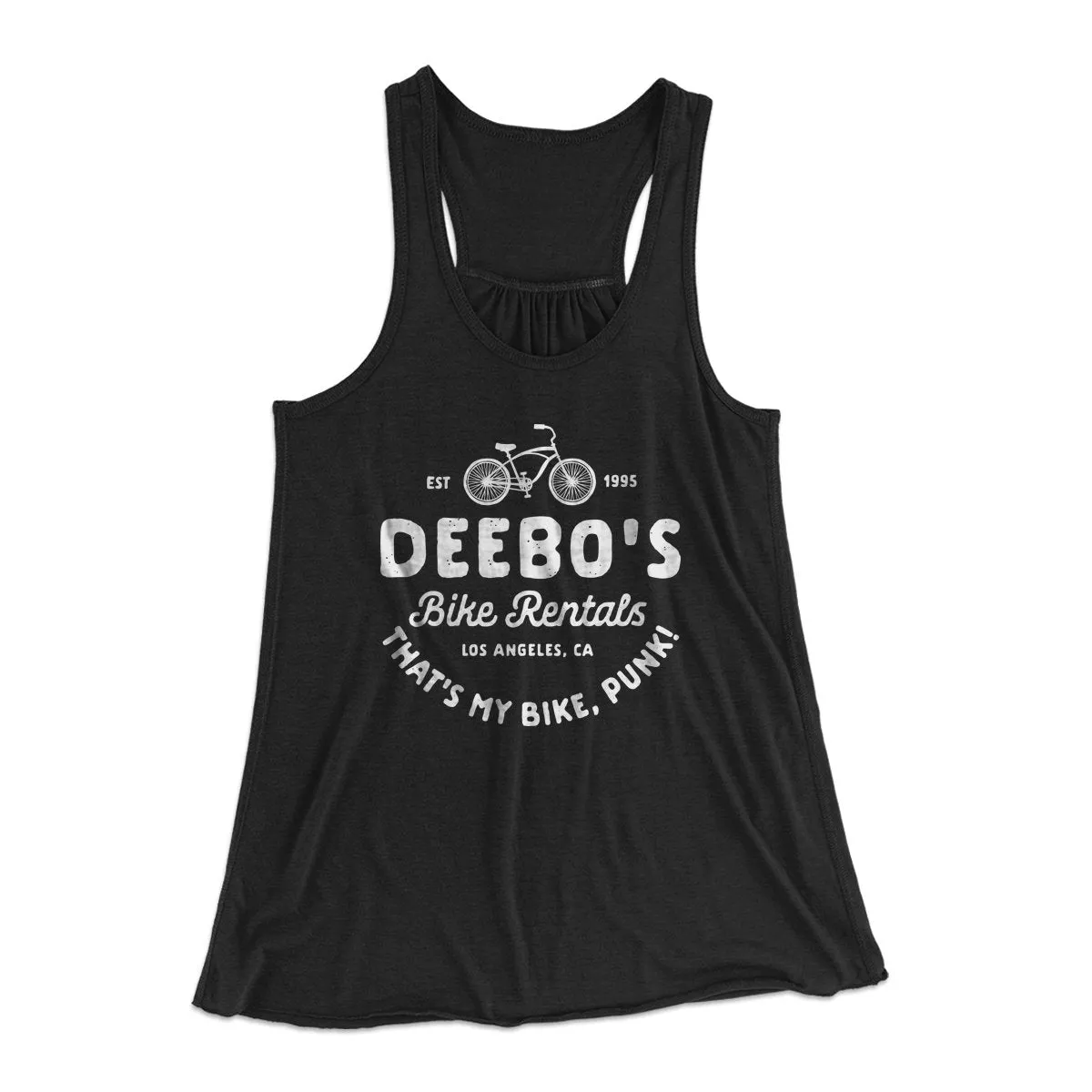Deebo's Bike Rentals Women's Flowey Tank Top