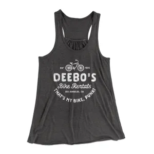 Deebo's Bike Rentals Women's Flowey Tank Top