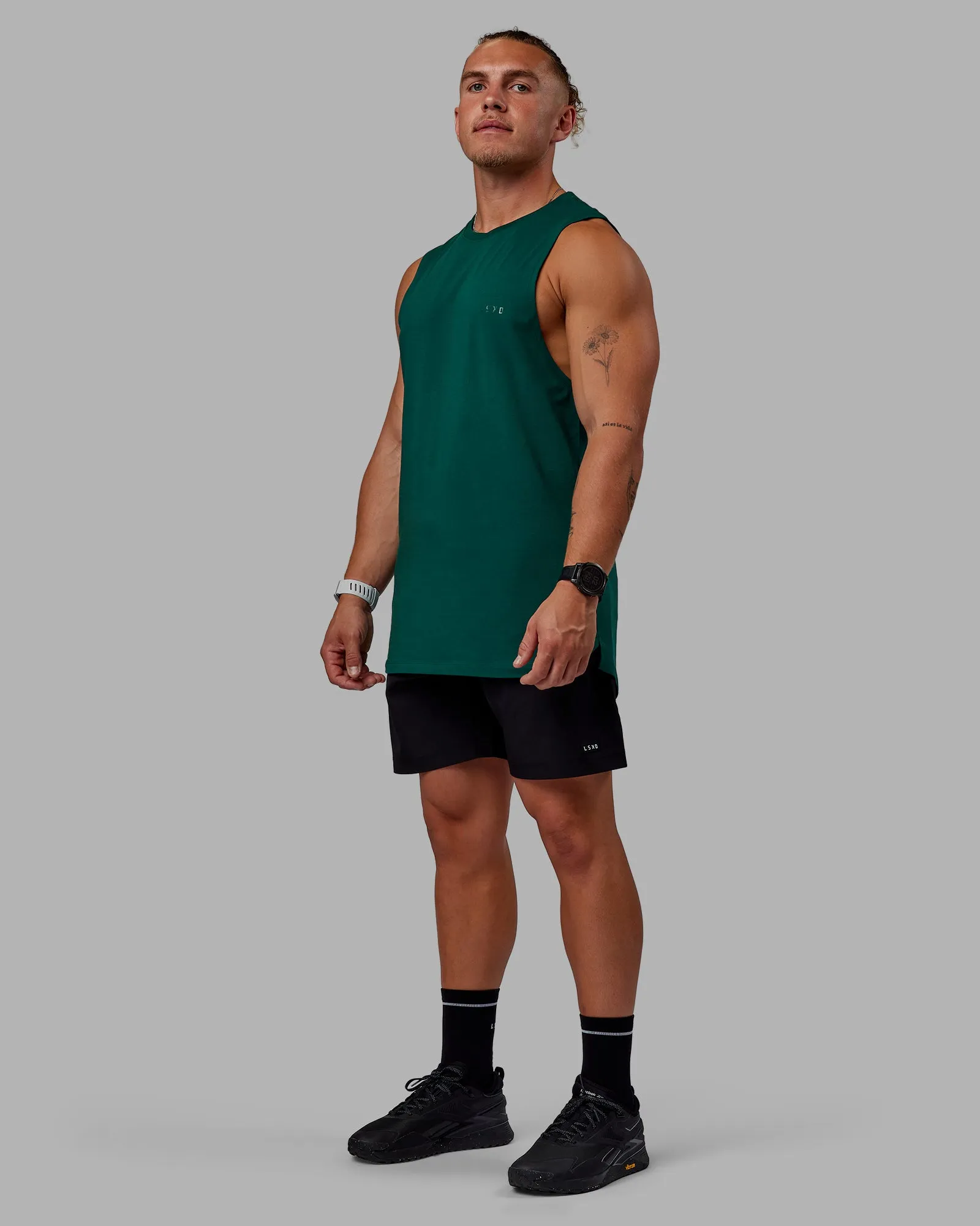 Deluxe PimaFLX Tank - Deep Emerald