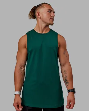 Deluxe PimaFLX Tank - Deep Emerald