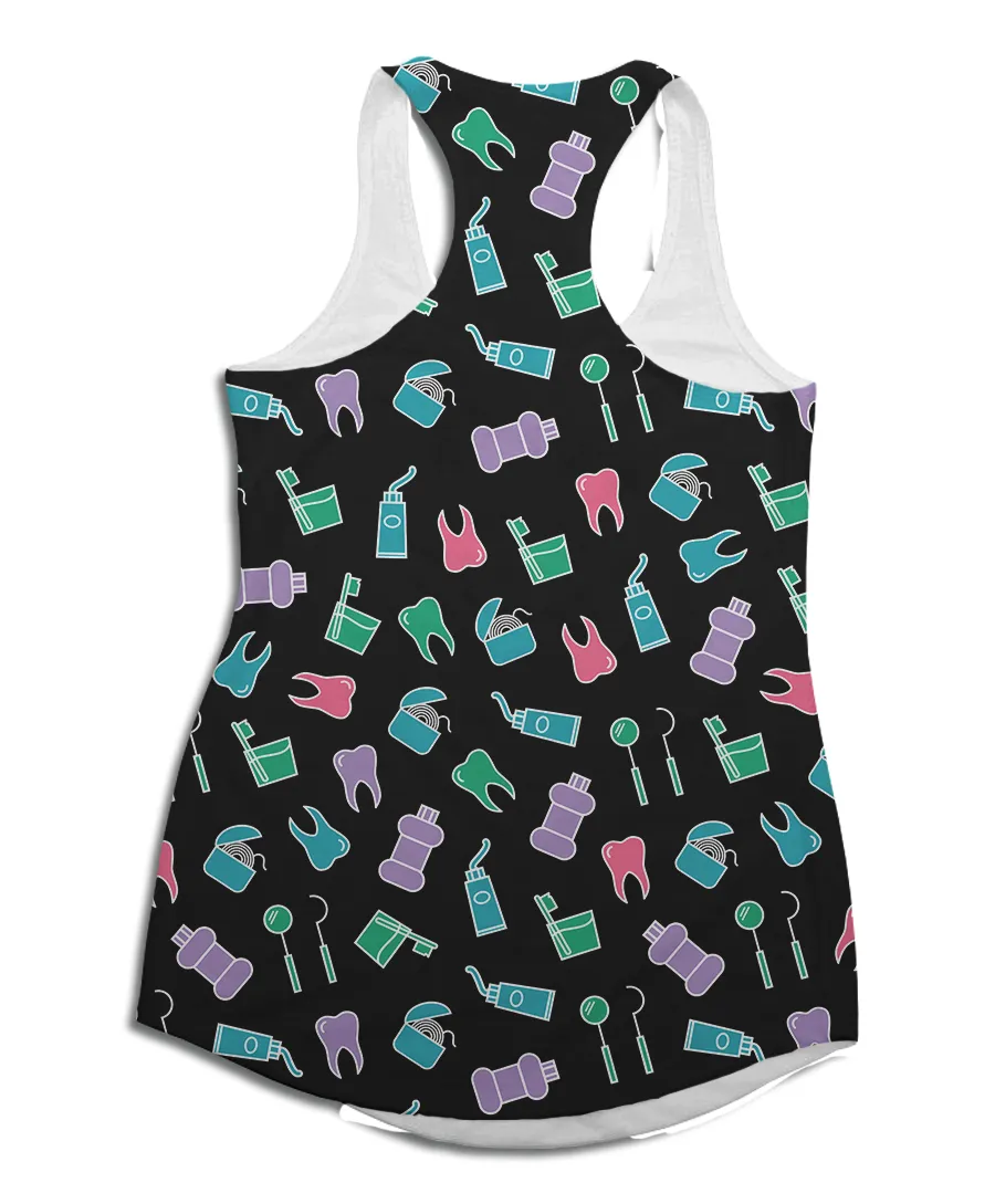 Dental Hygienist Racerback Tank Top